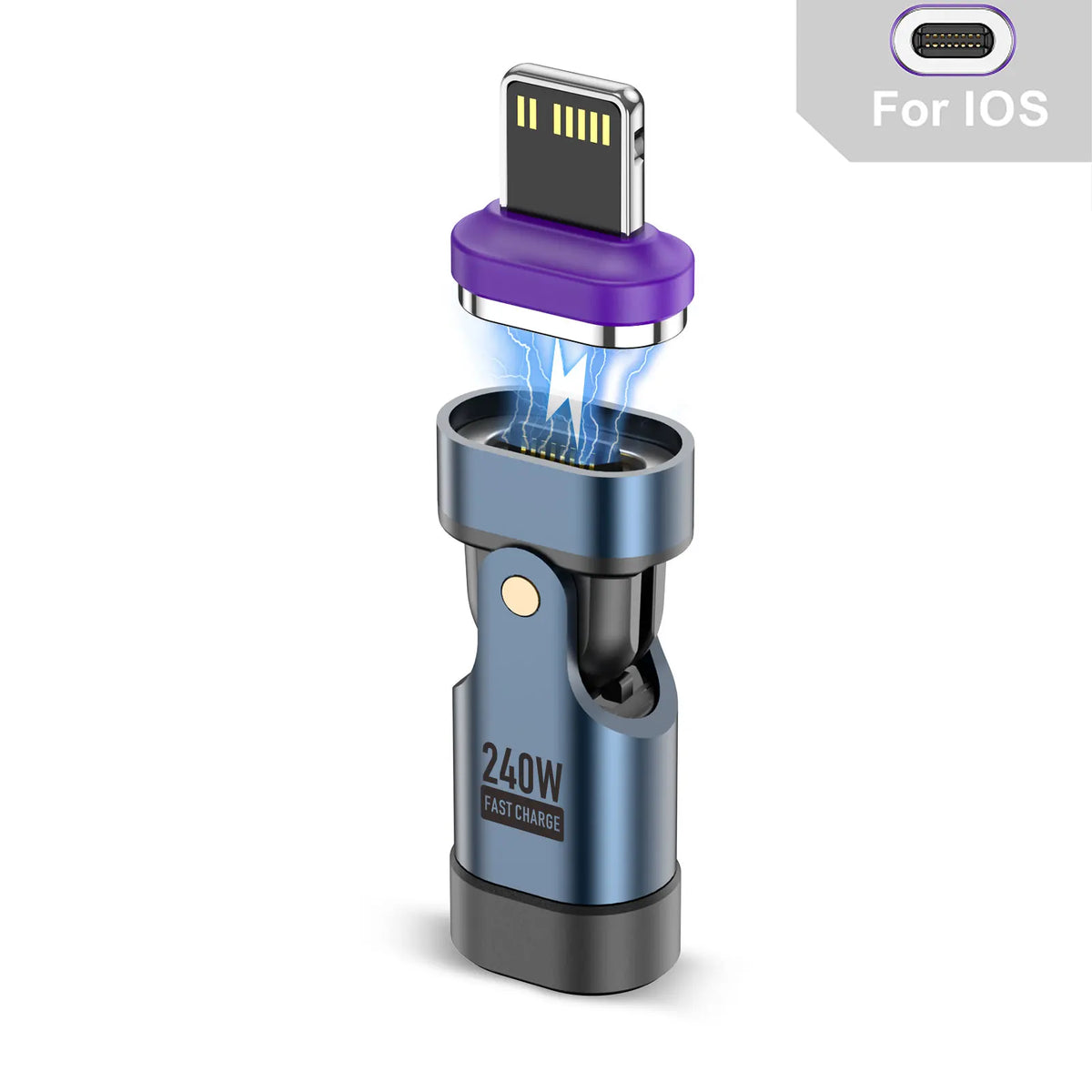 🔌 USLION 240W USB-C Magnetic Adapter