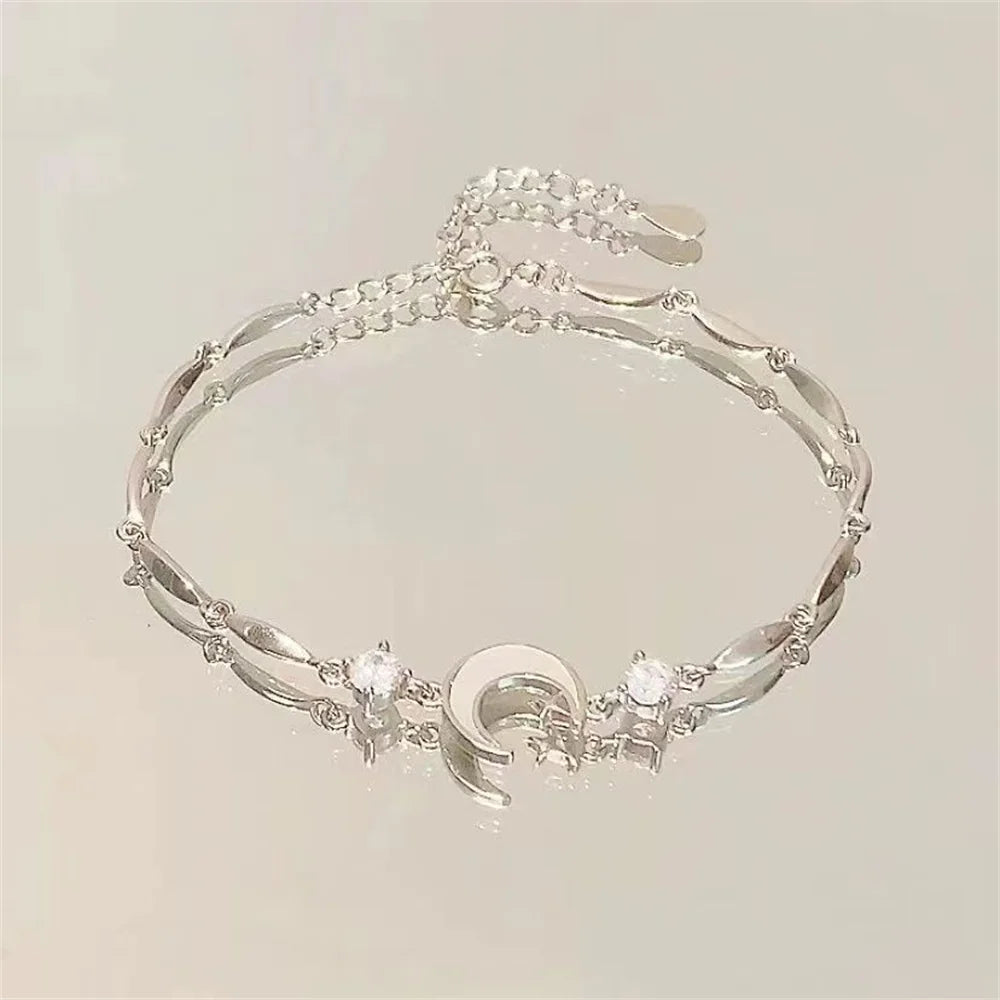 Cherry Blossom Bow Zircon Bracelet