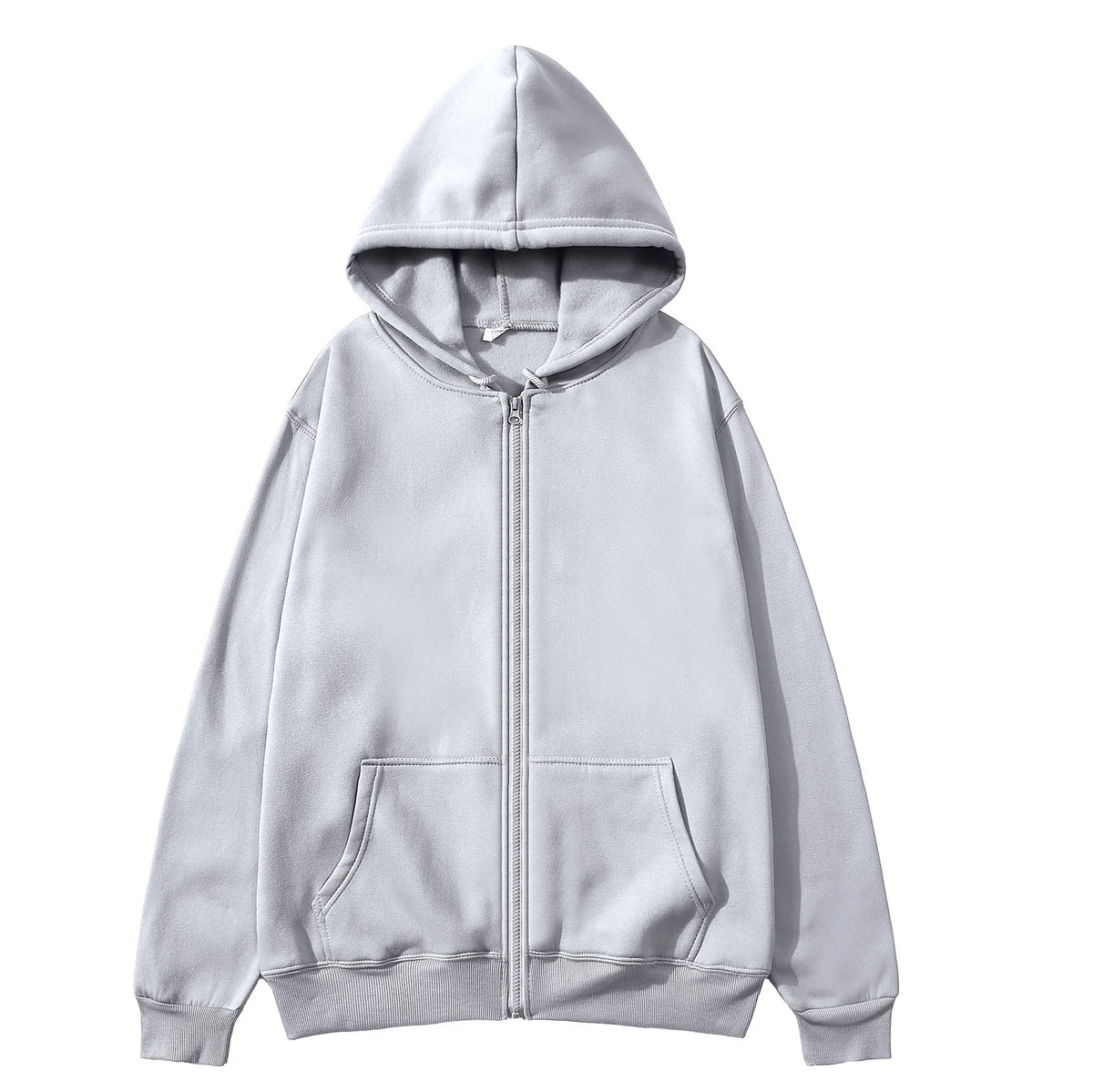 Men's Loose Zip-Up Hoodie
