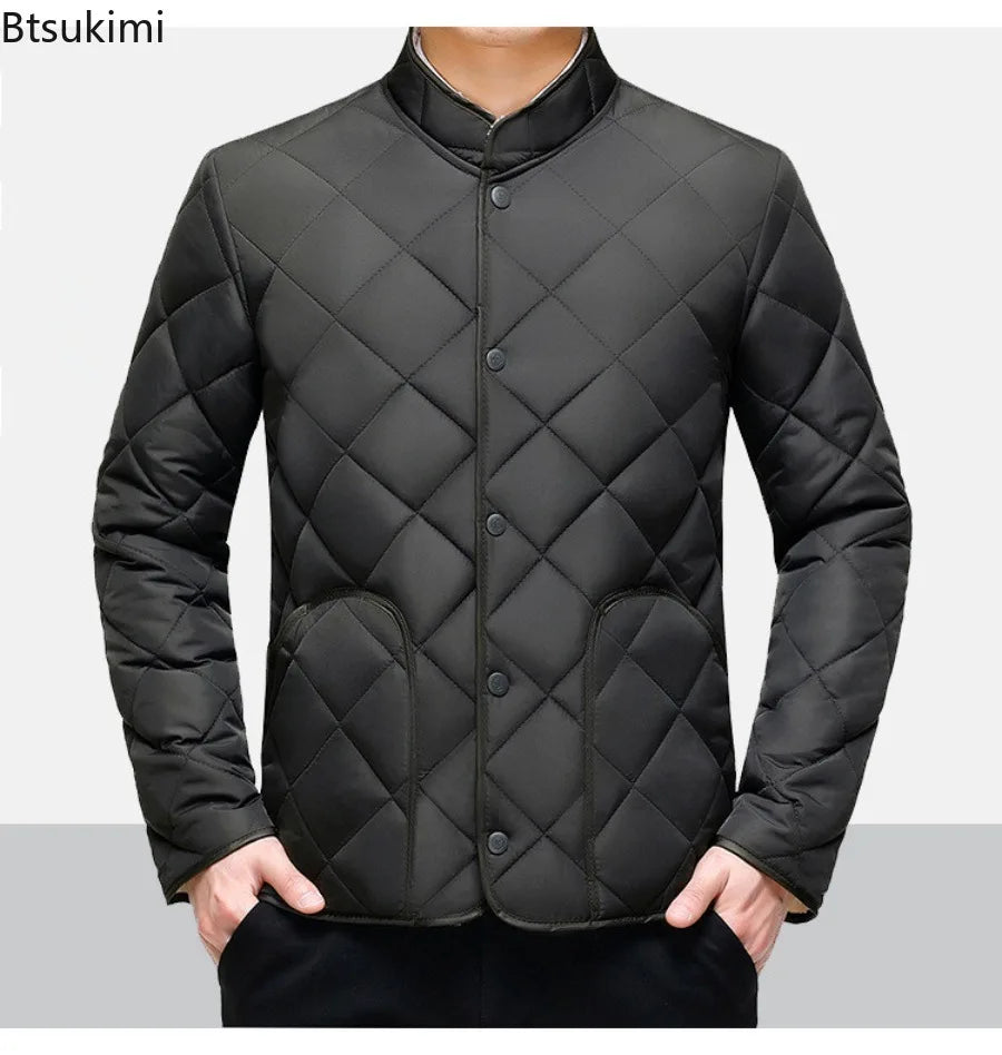 Men's Stand Collar Padded Jacket