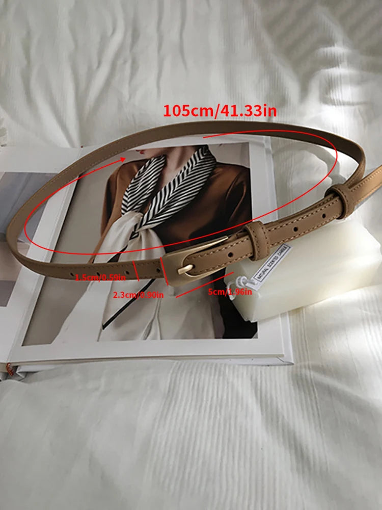 Women's Thin Decorative Belt