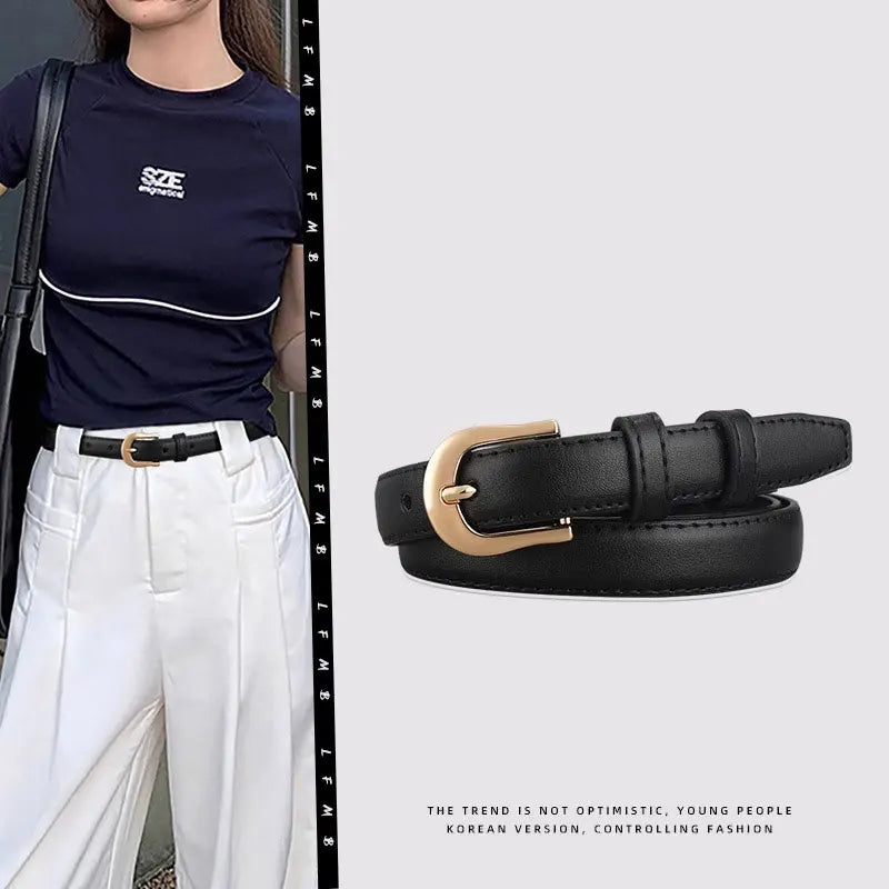 Women's Brown Western Belt