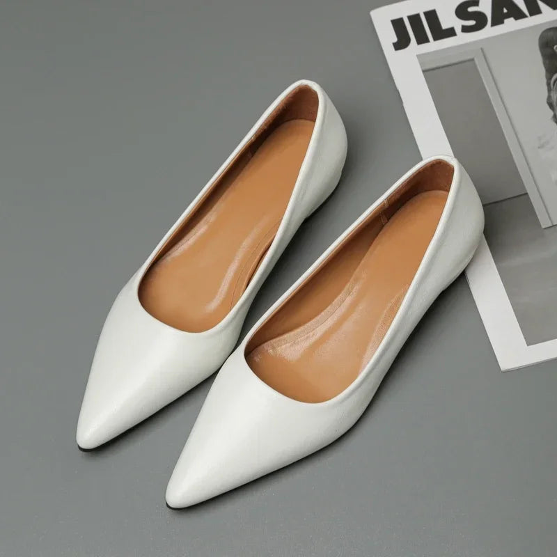 Women's Pointed-Toe Square-Heel Pumps