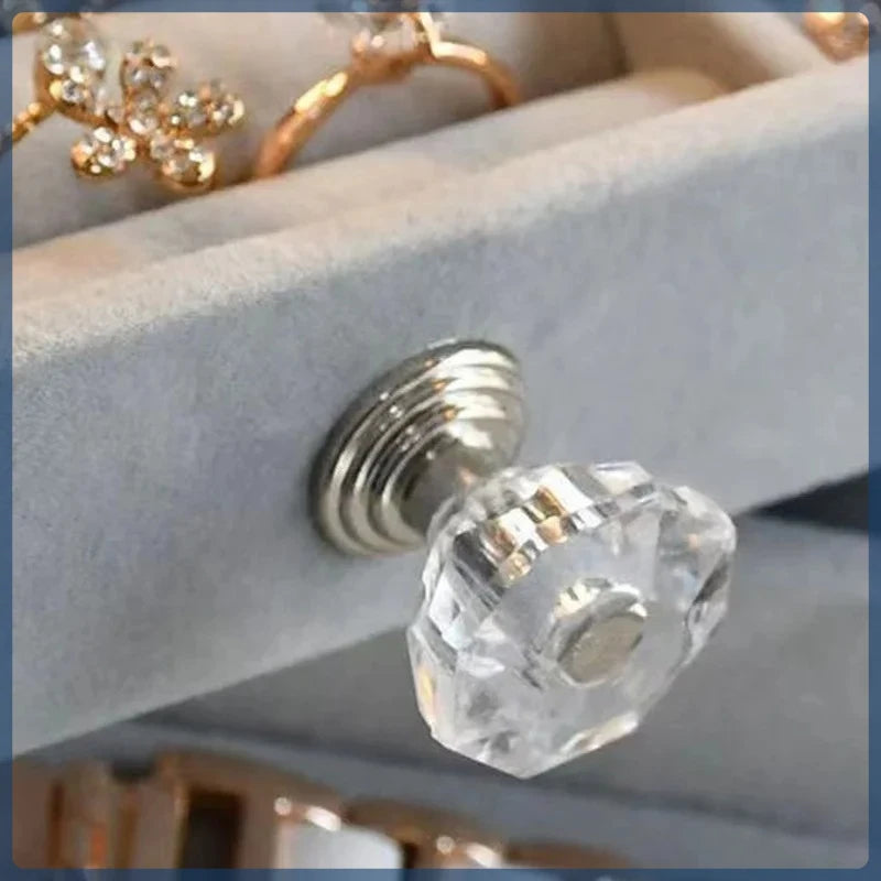3-Drawer Velvet Jewelry Storage Box