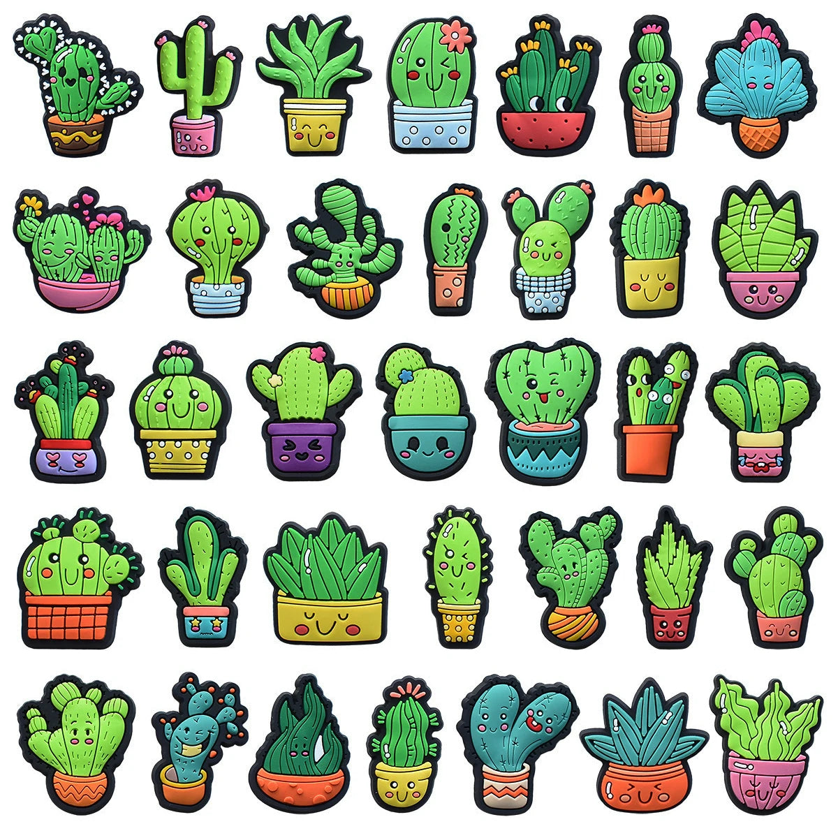 Cactus Shoe Charms