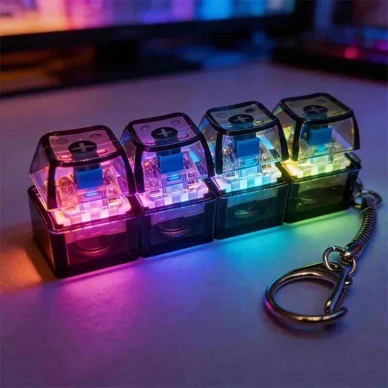 LED Keyboard Clicker Keychain
