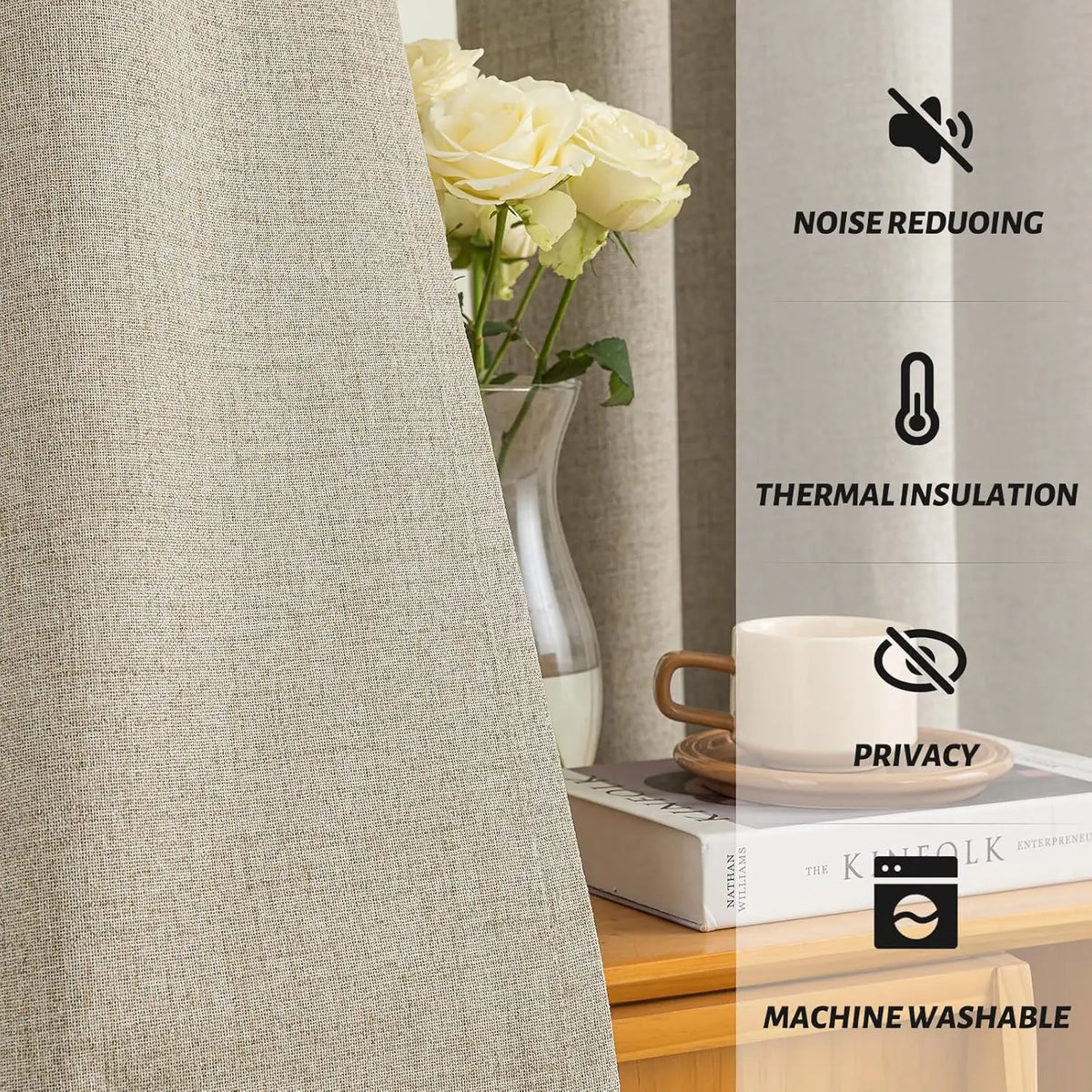 Blackout Curtains – Custom Height