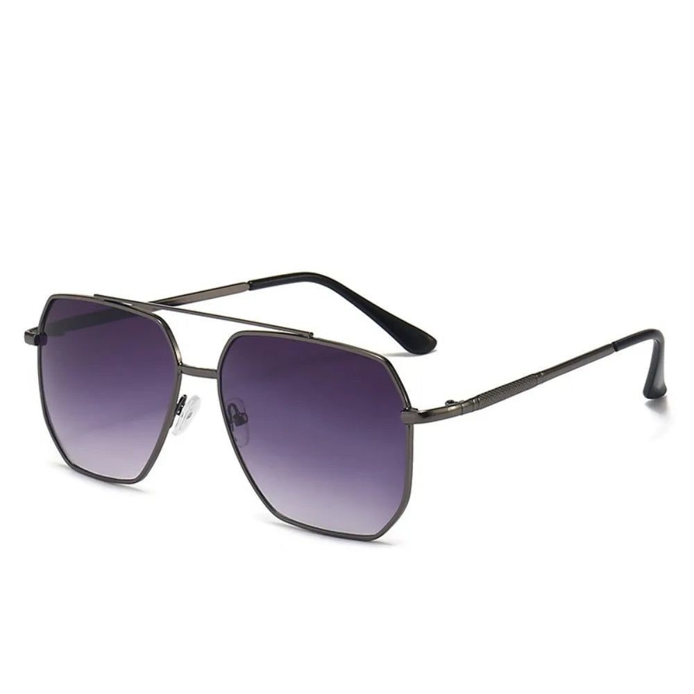 Lightweight Polygon Large Frame Sunglasses