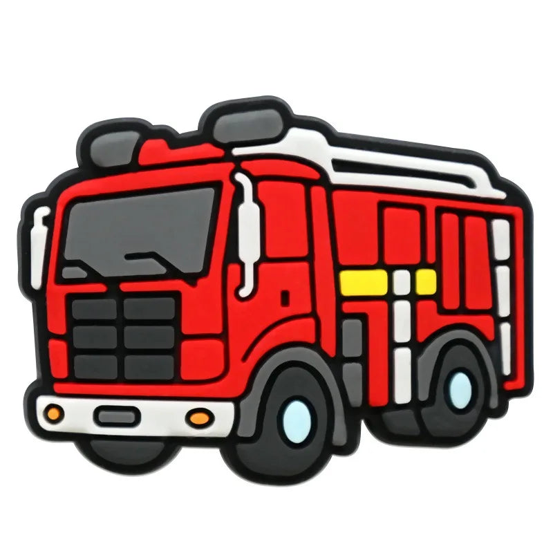 Fire Engine Shoe Charms