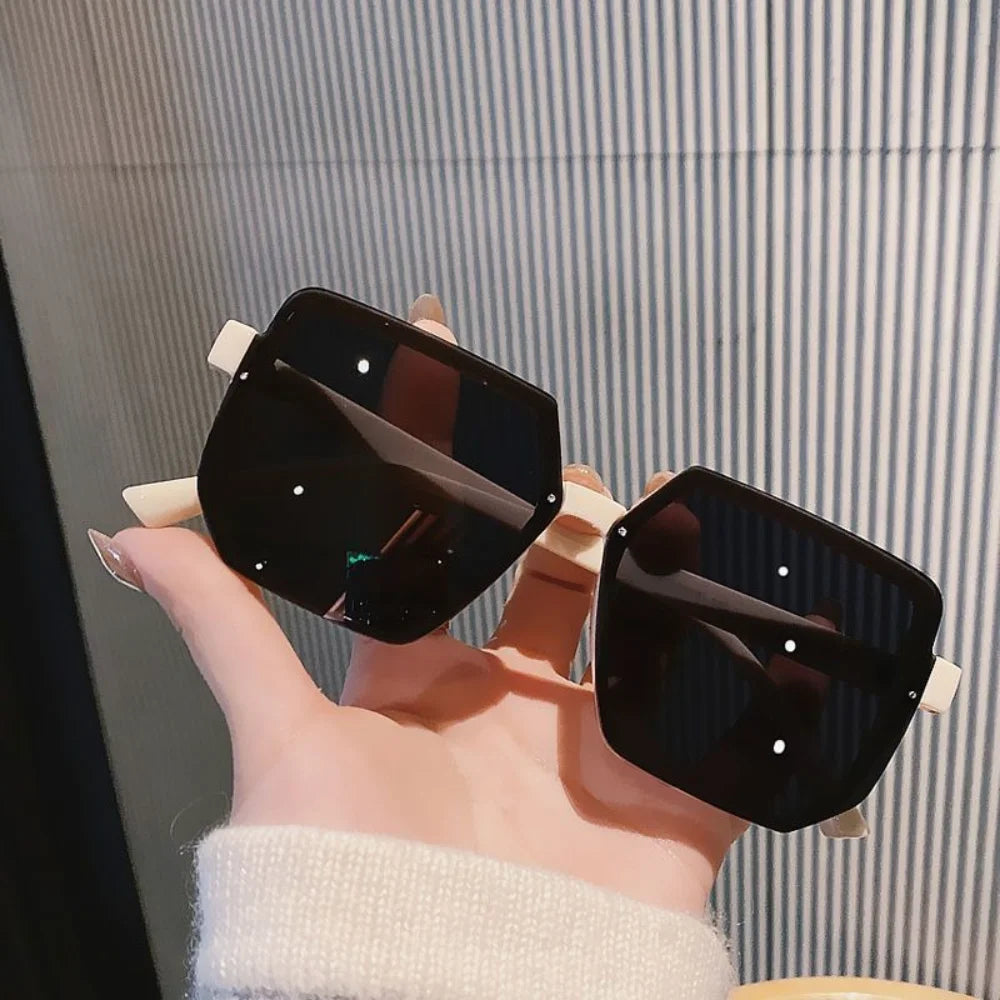 Large Square Frame Sunglasses