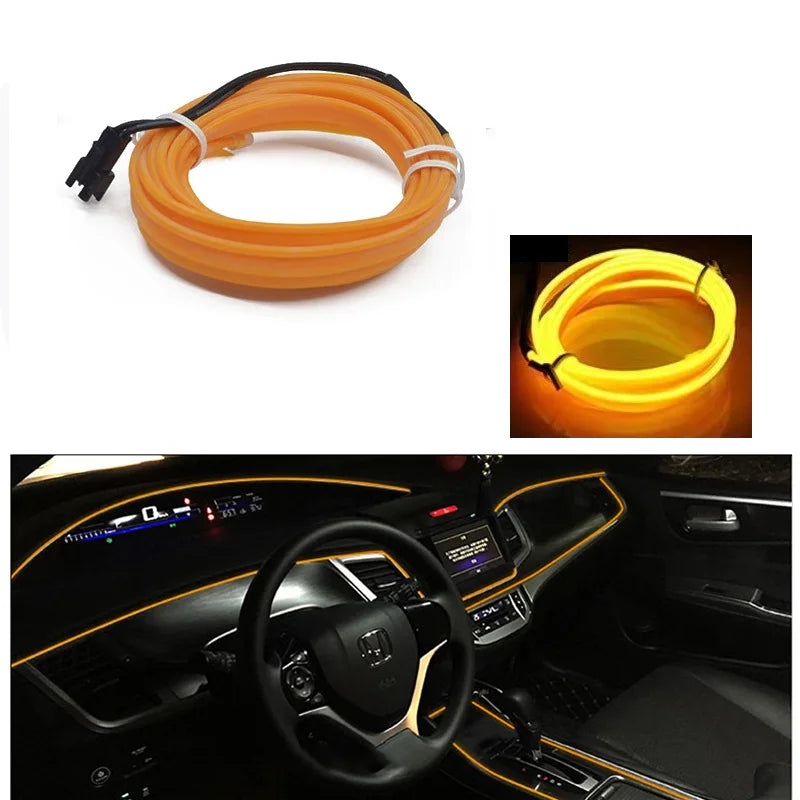 💡 Neon LED Car Interior Light Strip