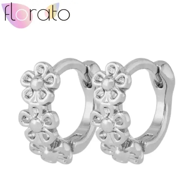 925 Silver Plain Circle Hoop Earrings