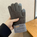 Men's Fleece-Lined Touchscreen Gloves