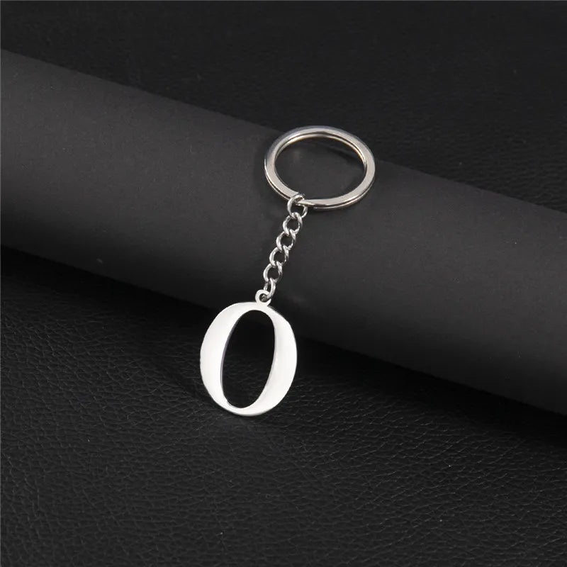 Initial Letter A–Z Keychain