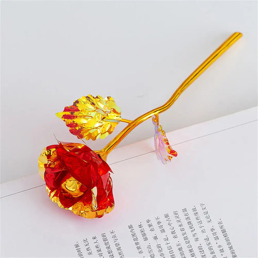 24K Gold Foil Rose Gift