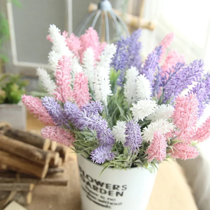 Artificial Lavender Wall Plant