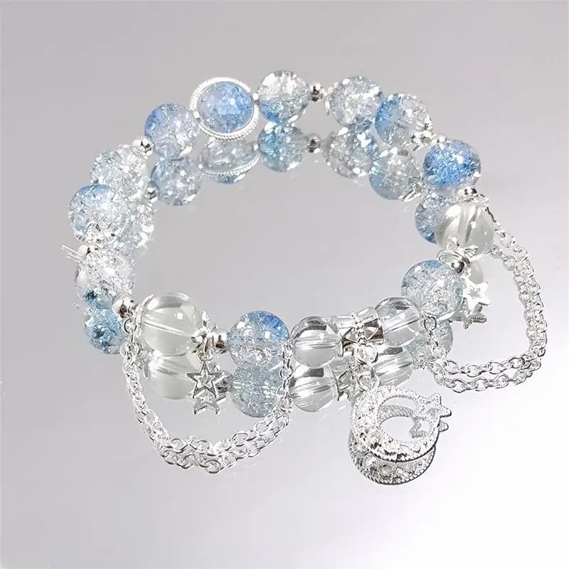 Lucky Bead Butterfly Charm Bracelet