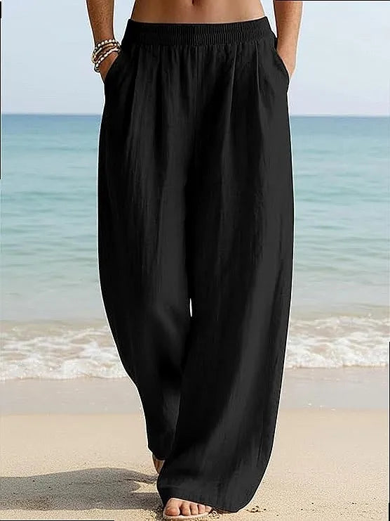 Loose Wide-Leg Lounge Pants