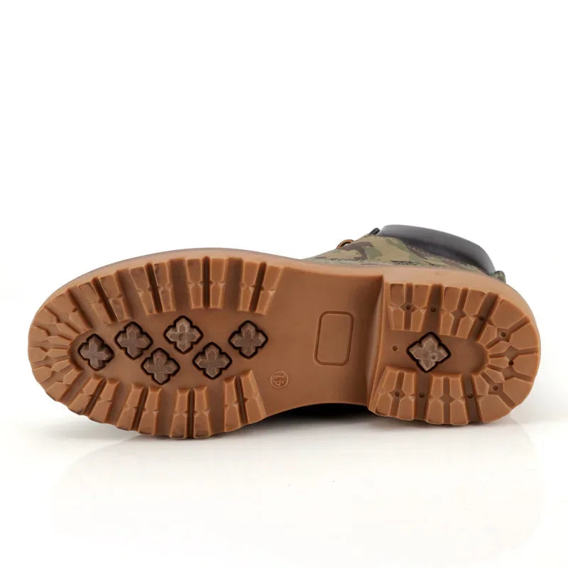 Men's Camouflage Ankle Boots