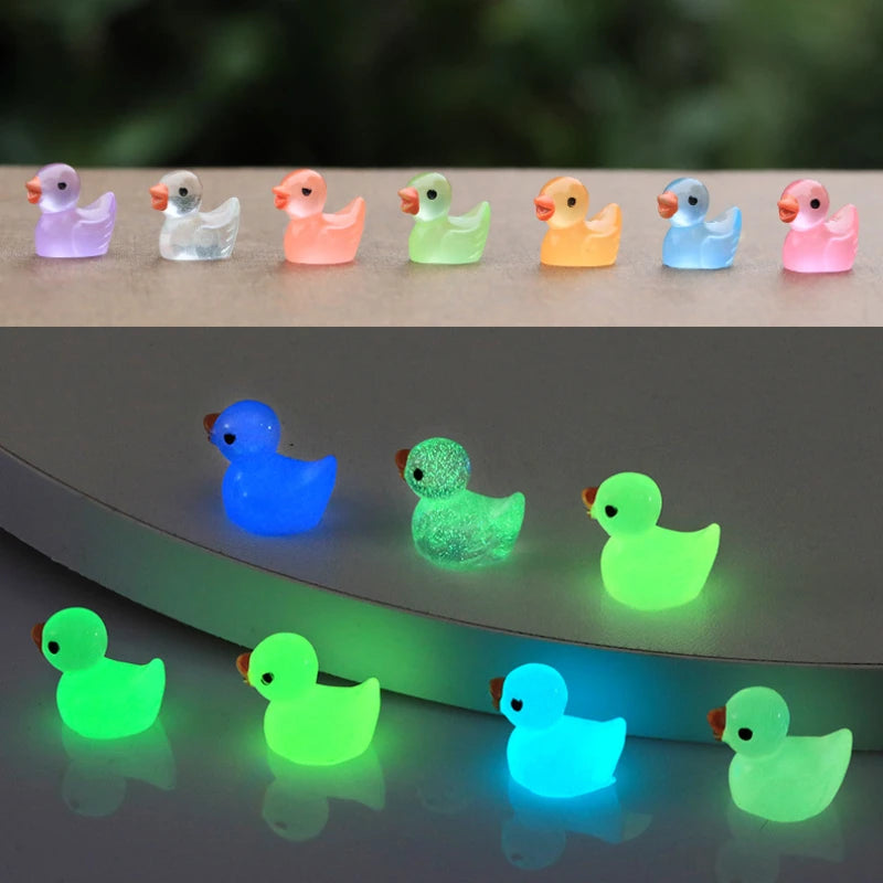 Glow-in-the-Dark Duck Shoe Charms