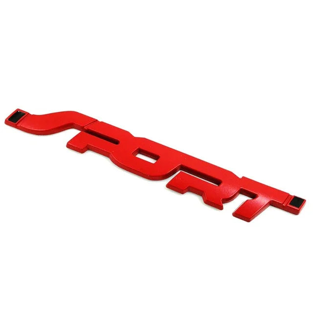 🏁 3D Metal Chrome Sport Logo Emblem Sticker
