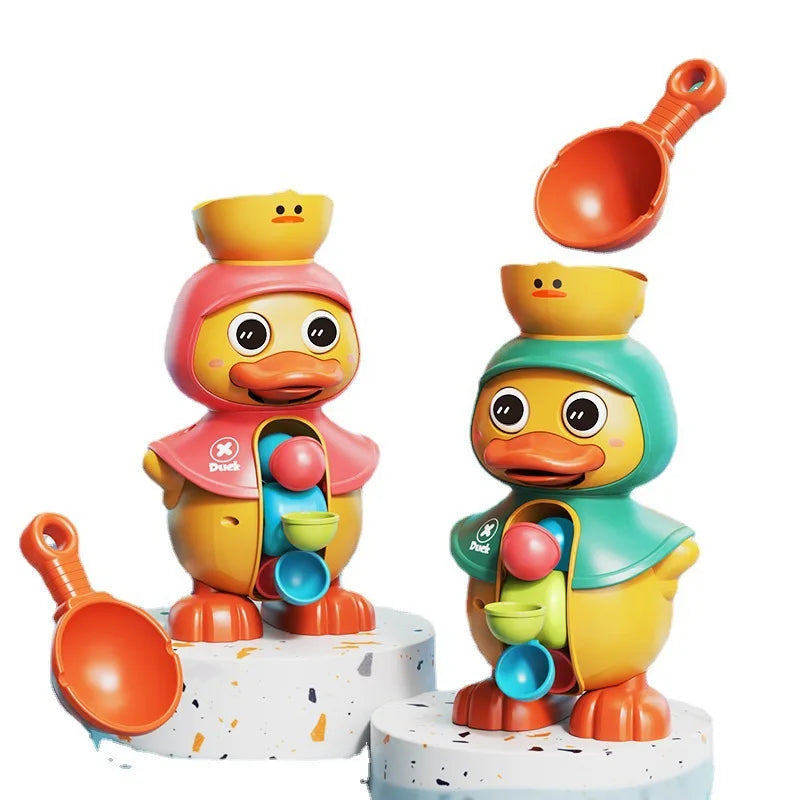 🚿 Duck Bath Water Wheel Toy