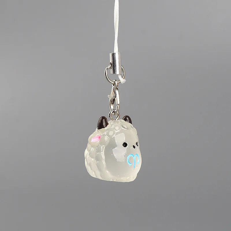 Glow-in-the-Dark Zodiac Keychain