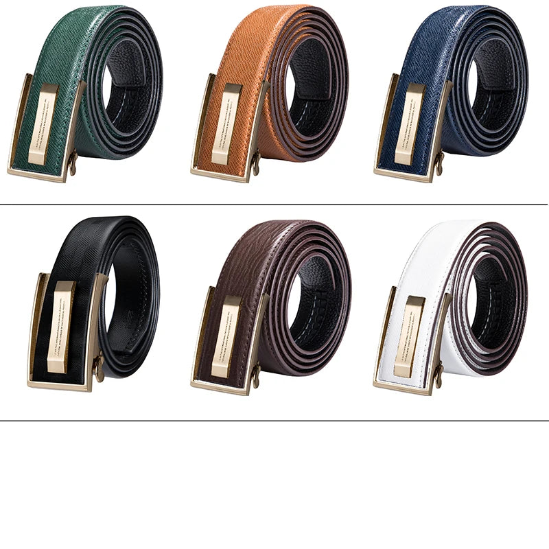 Men's Colorful Leather Jeans Belt
