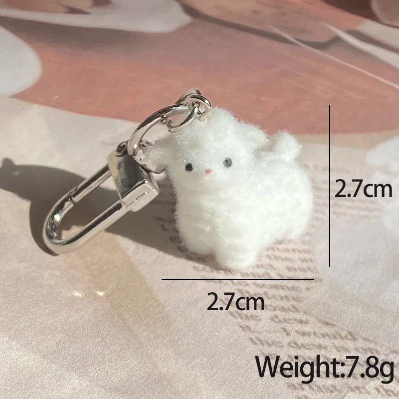 Fluffy Animal Keychains