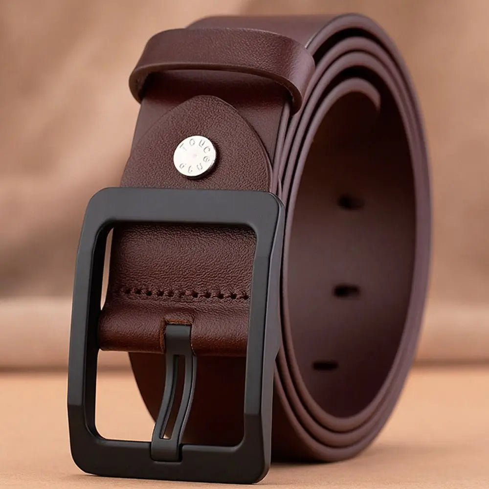 Retro Leather Dress Belt
