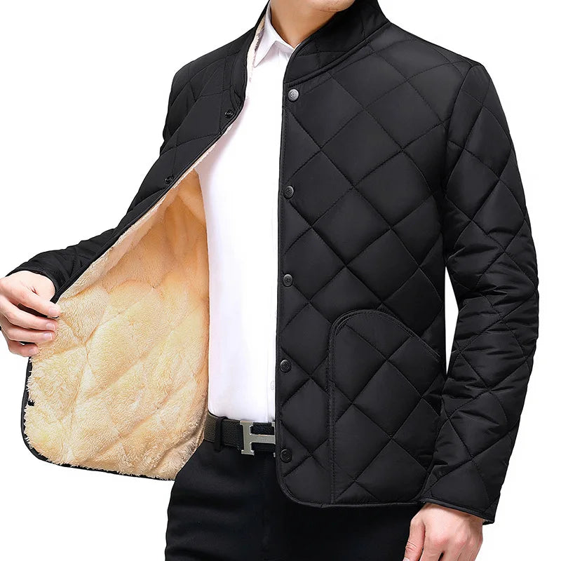Men's Stand Collar Padded Jacket