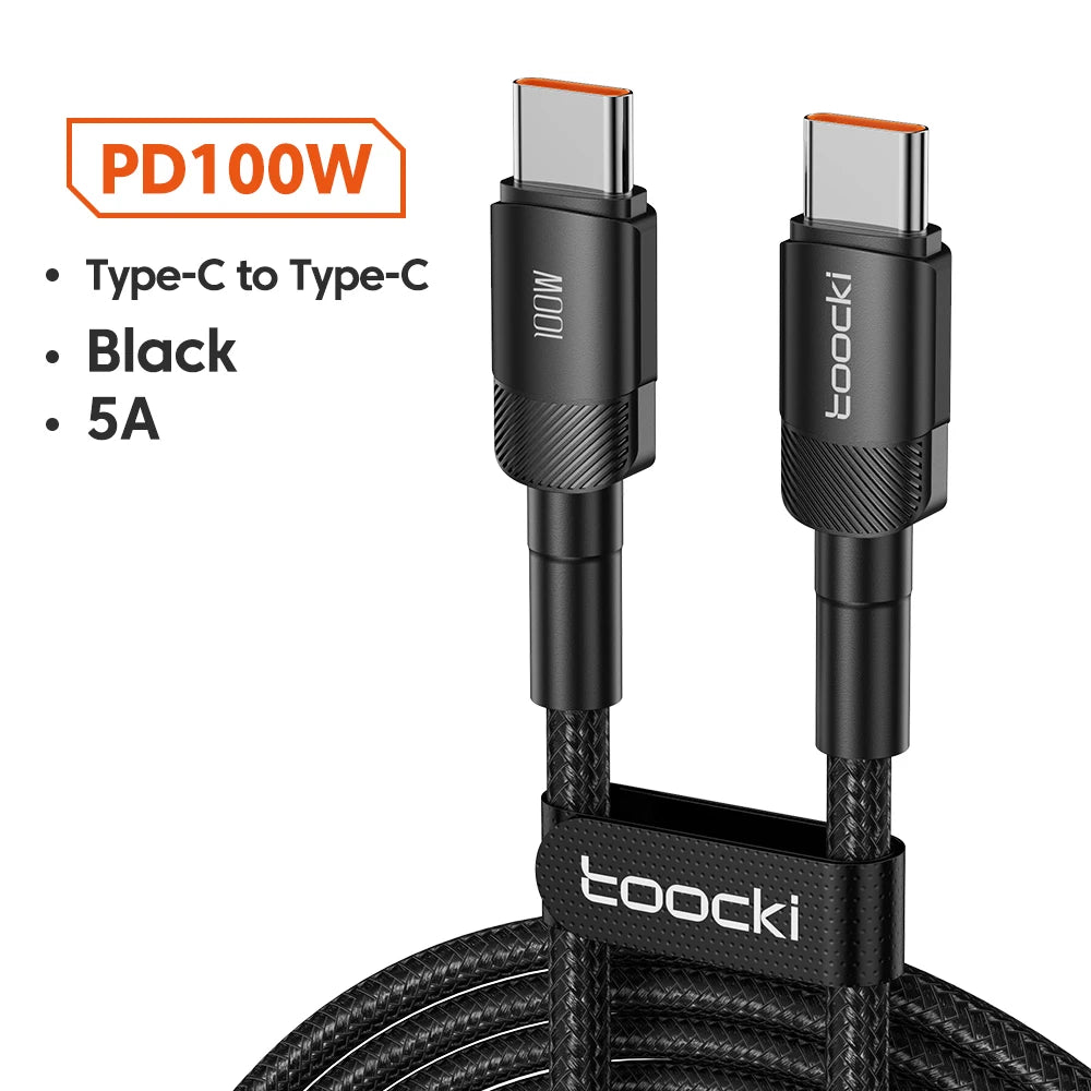 ⚡ Toocki 100W USB-C Fast Charging Cable
