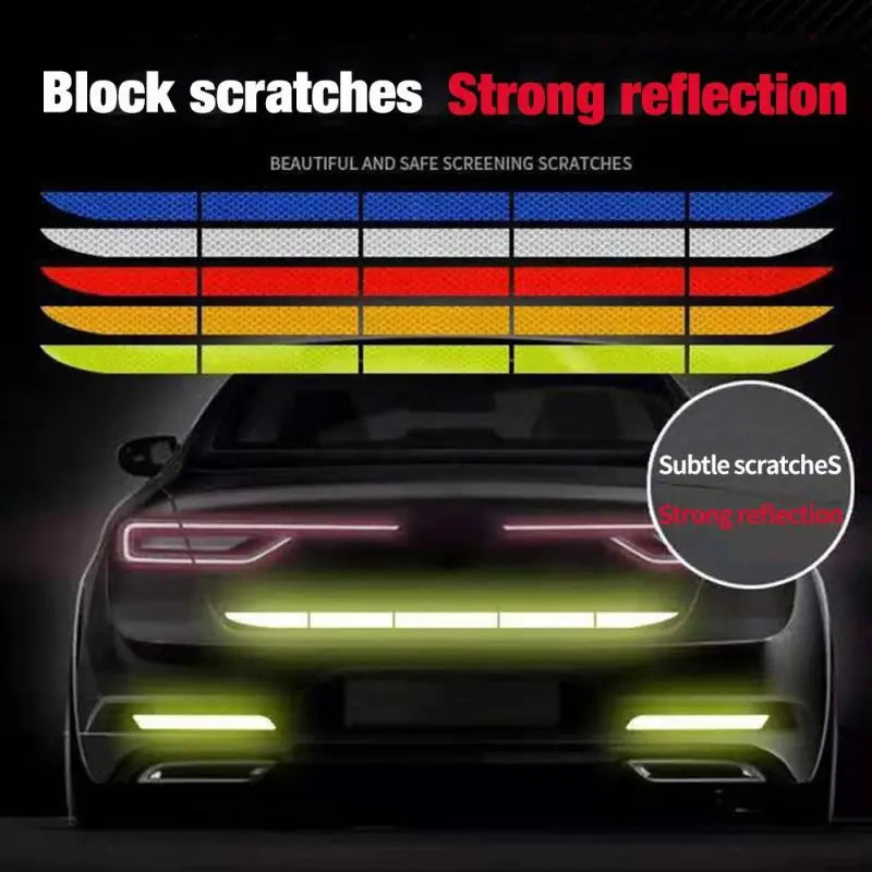 🚗 Reflective Safety Warning Stickers