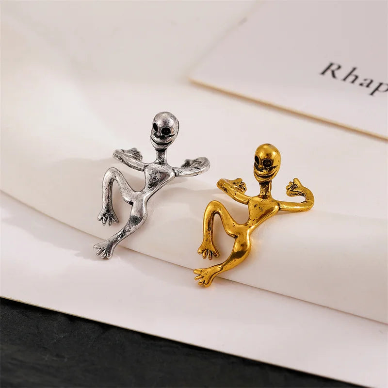 Skull & Ghost Cartilage Ear Clip