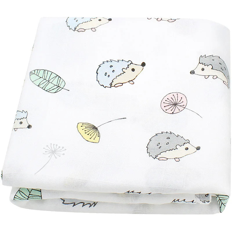 Bamboo Muslin Baby Swaddle Blanket 120cm