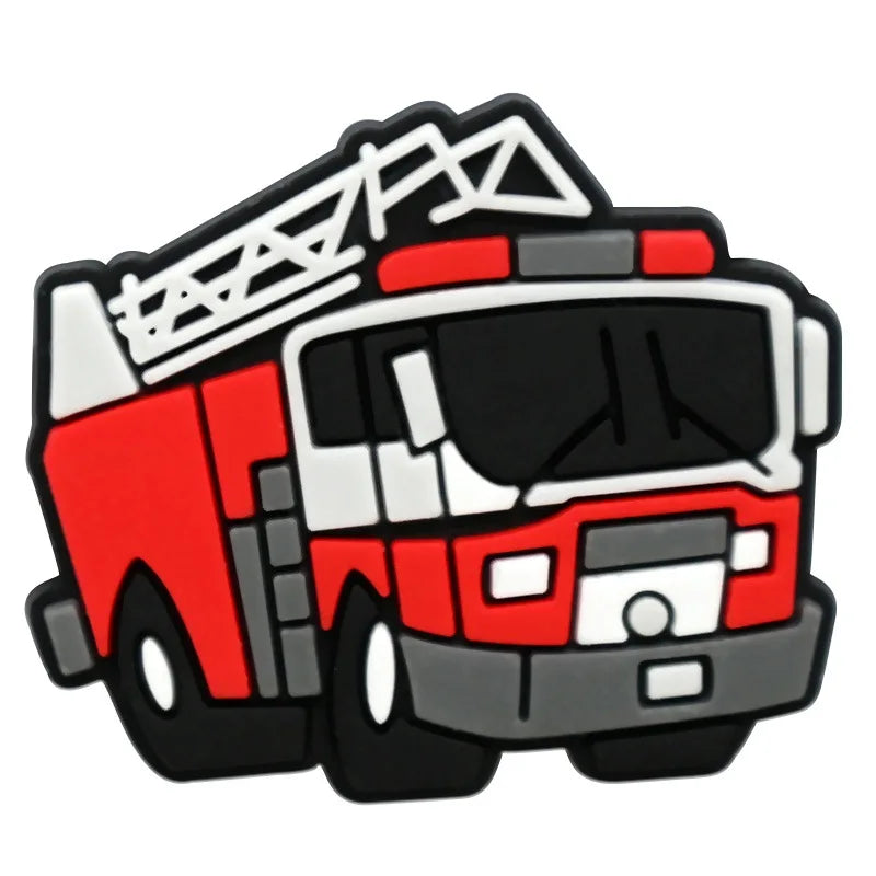 Fire Engine Shoe Charms