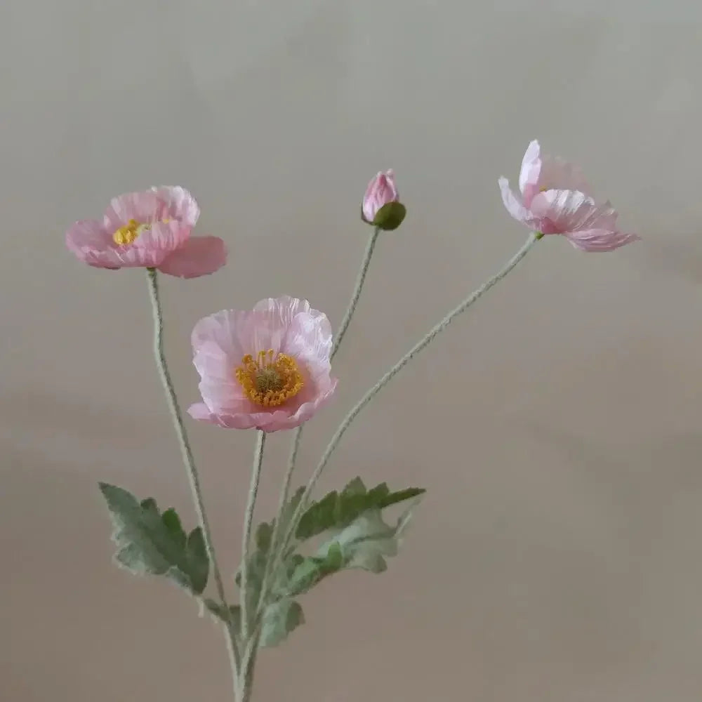 Artificial Poppy Flowers