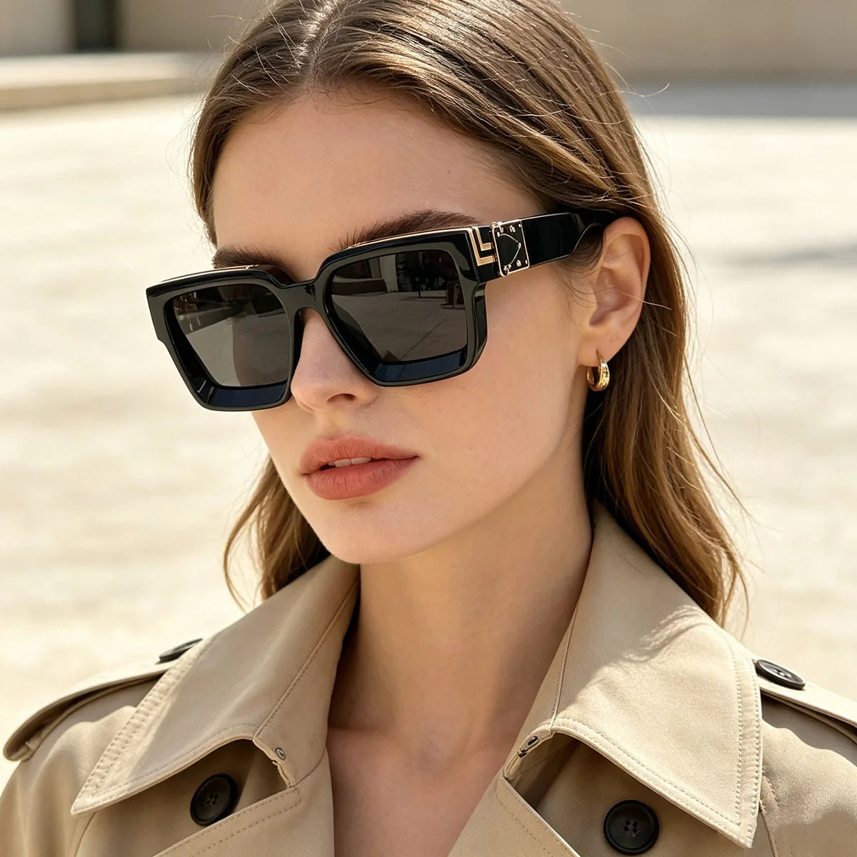 Oversized Square Sunglasses