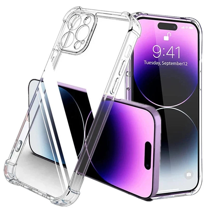 Clear Shockproof iPhone Case