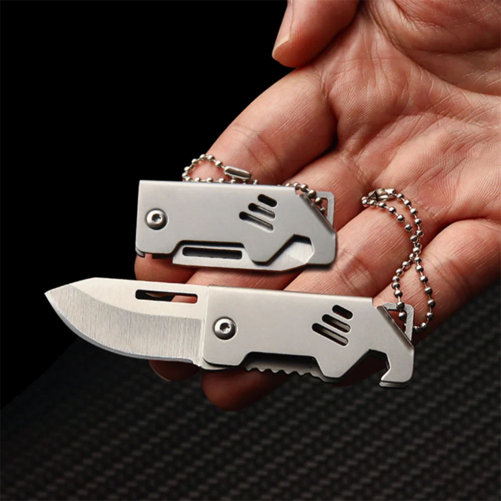 Folding Pocket Knife Keychain