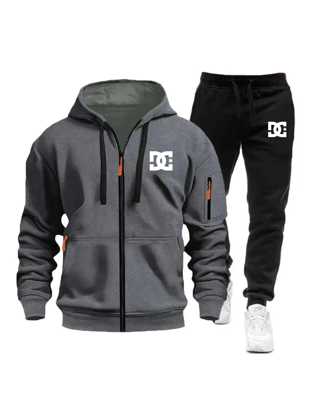 Men's Tricolor Hoodie Tracksuit
