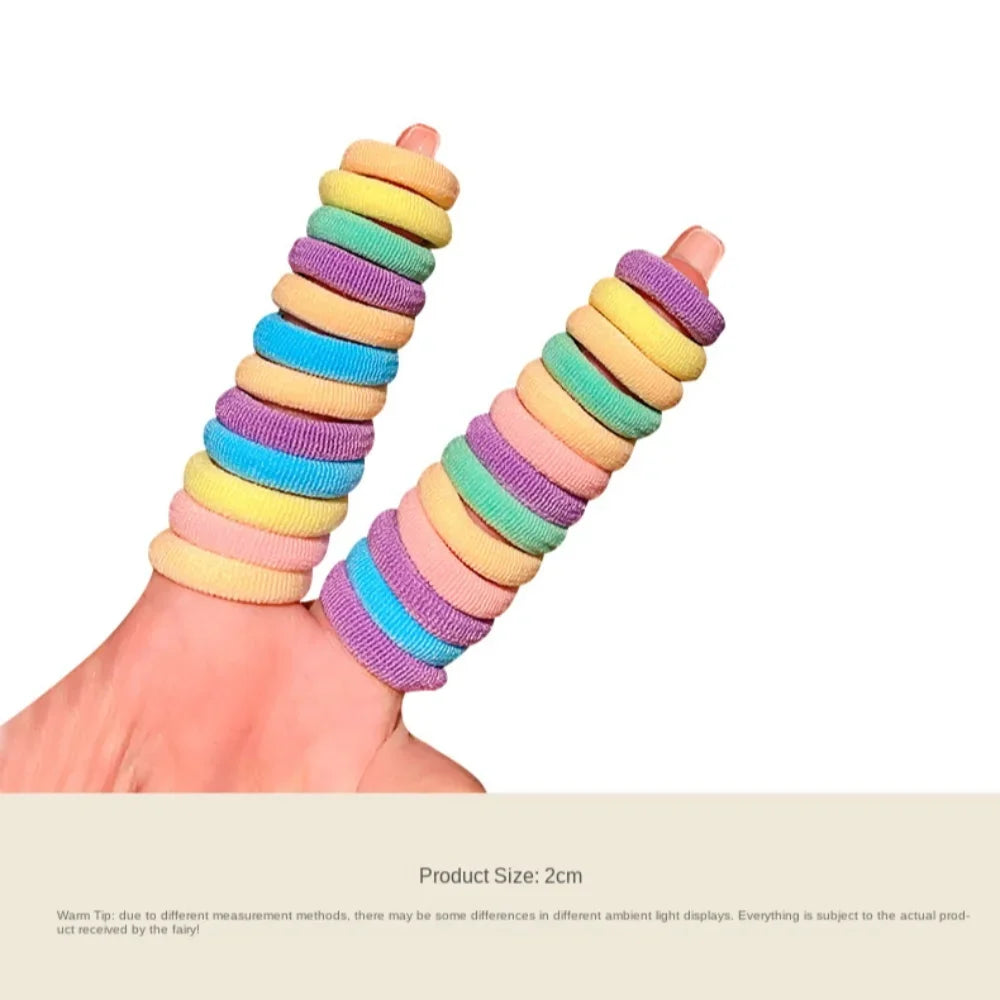 Kids Mini Hair Ties – 100 Pcs