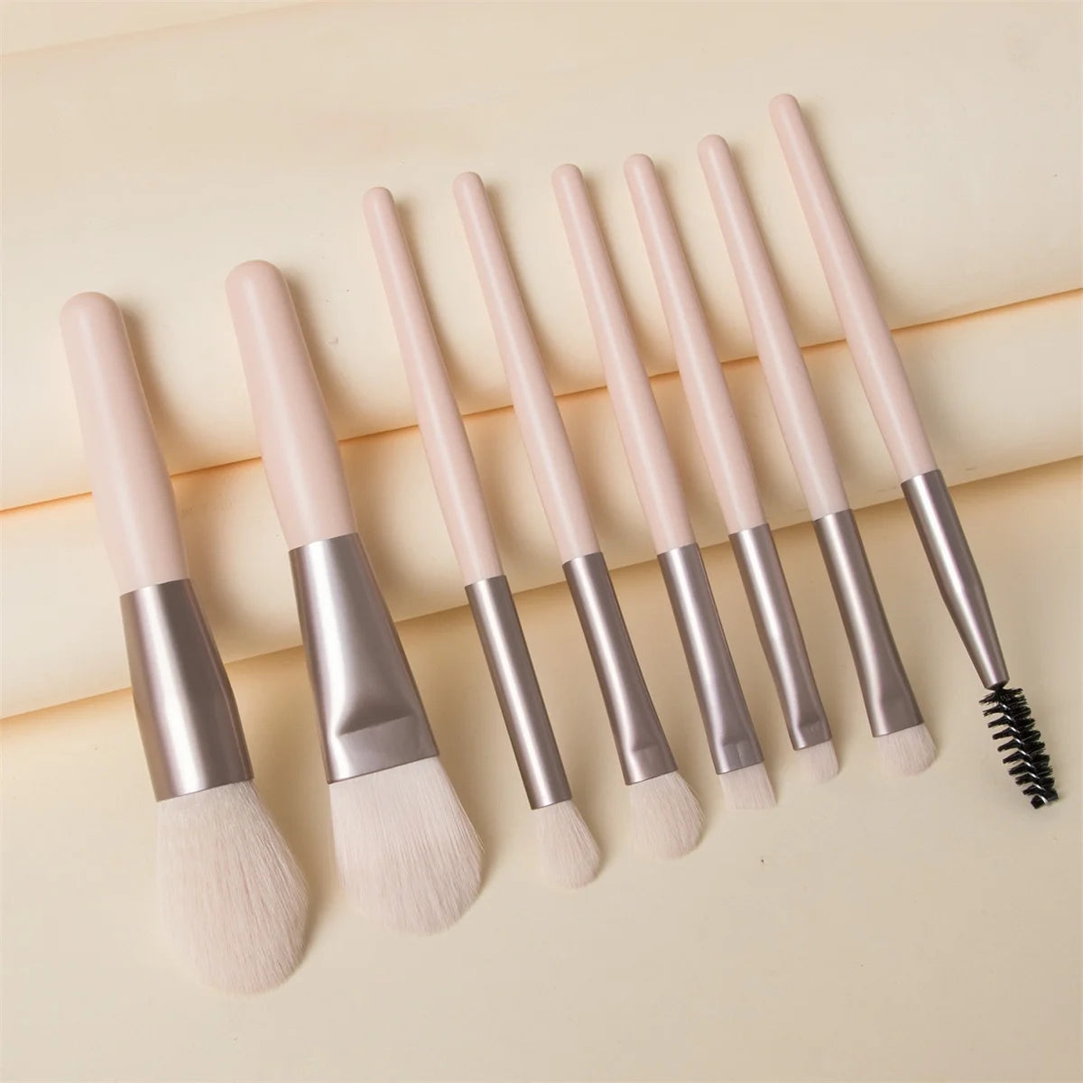 8-Piece Soft Makeup Brush Set