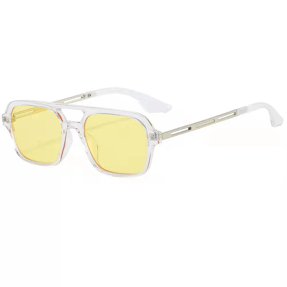 Retro Double Bridge Gradient Sunglasses