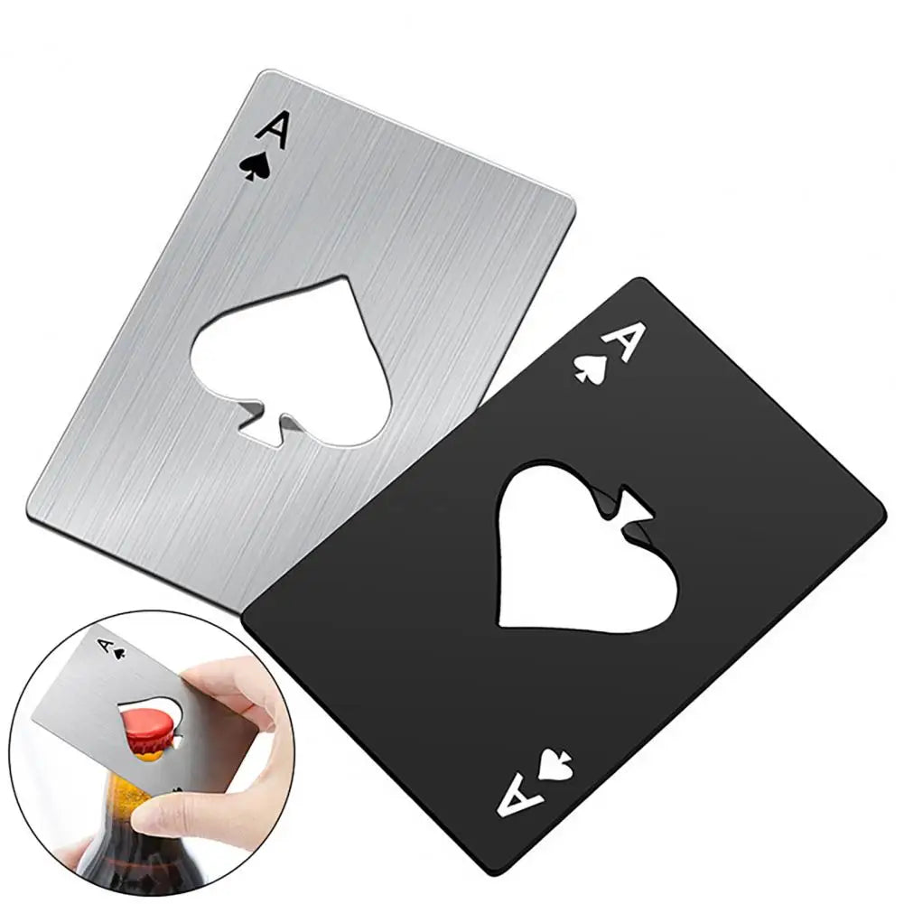 Ace of Spades Card Bottle Opener