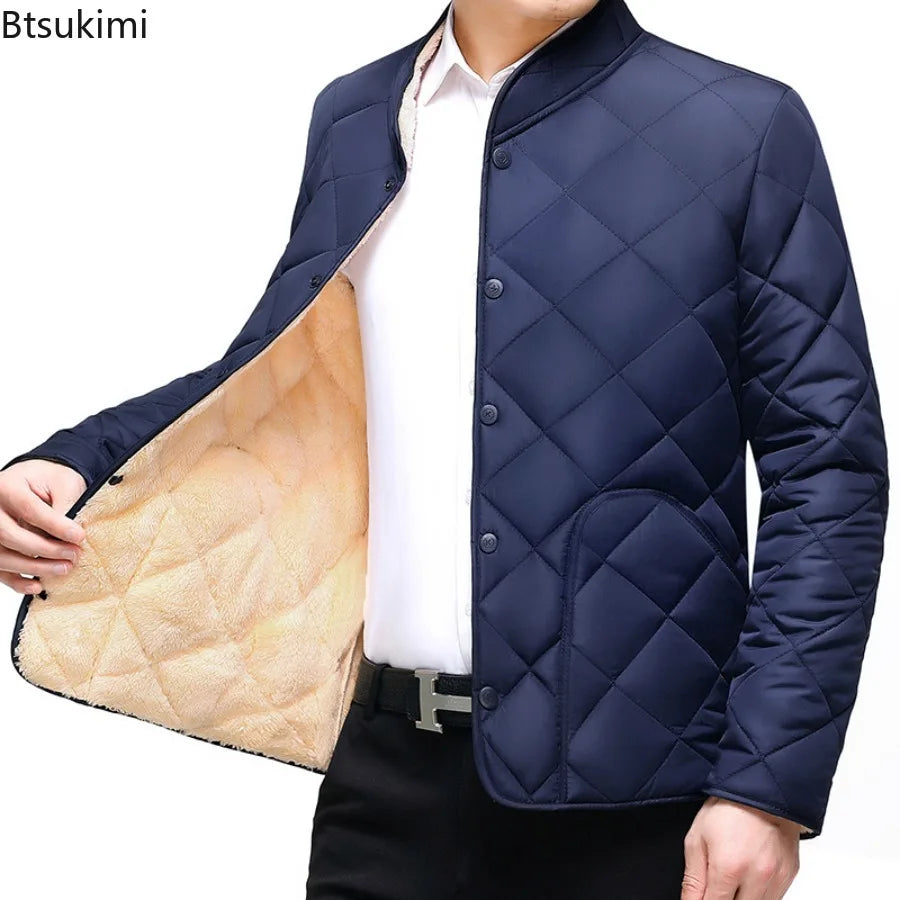 Men's Stand Collar Padded Jacket