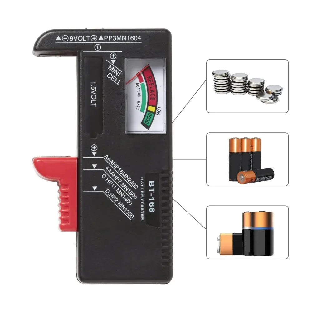 🔋 Digital Battery Tester