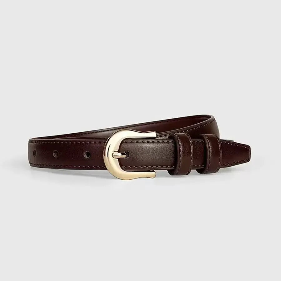 Women's Brown Western Belt