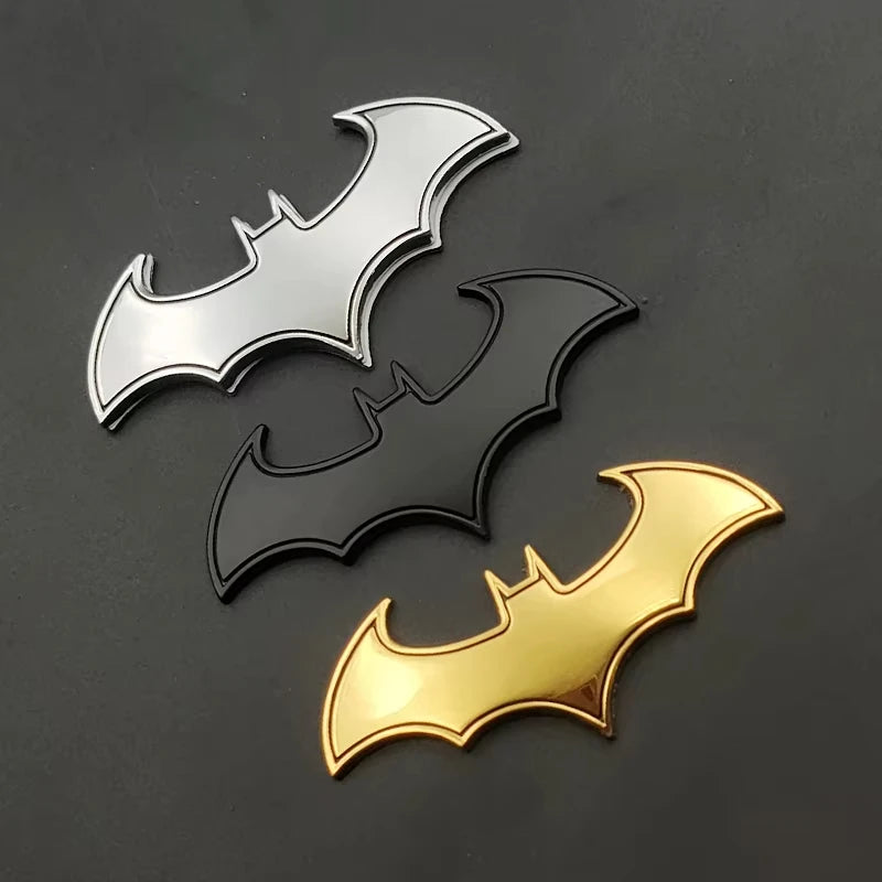 🦇 3D Bat Shape Metal Car Sticker