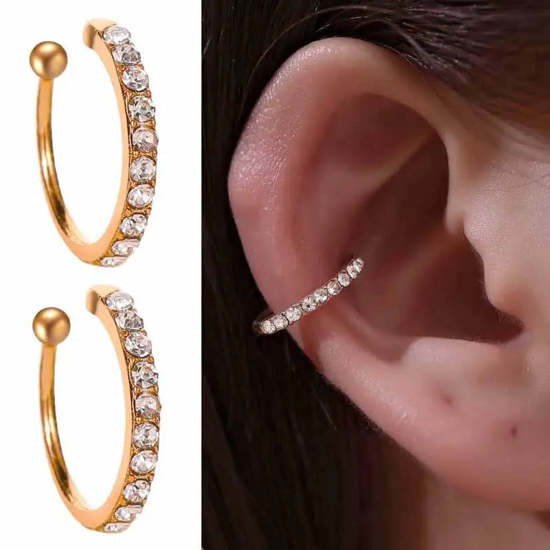 Zircon Butterfly Ear Cuff – No Piercing